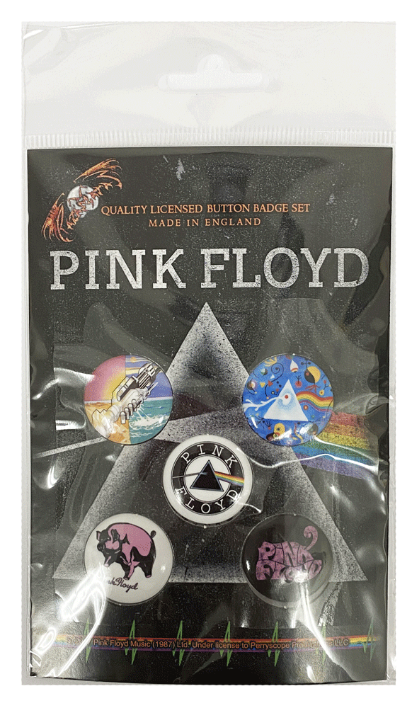ԥ󥯥եɡPINK FLOYDPRISMBUTTON BADGE SETХḁ̊Хåå(5)