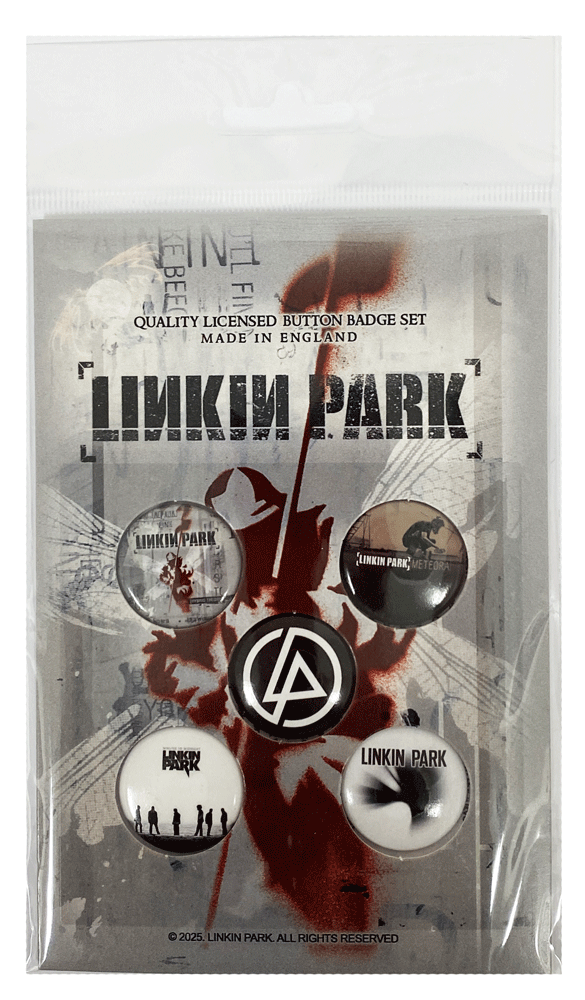 󥭥ѡLINKIN PARKHYBRID THEORYBUTTON BADGE SETХḁ̊Хåå(5)