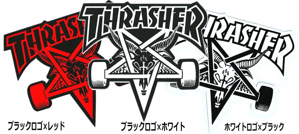 THRASHERSKATE GOAT STICKER å㡼 ƥå