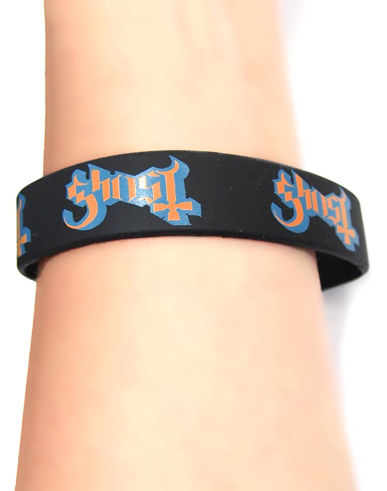  ꥹȥХ / GHOST / GHOST B.C. / LOGO RUBBER BRACELET ե СХ С֥쥹å