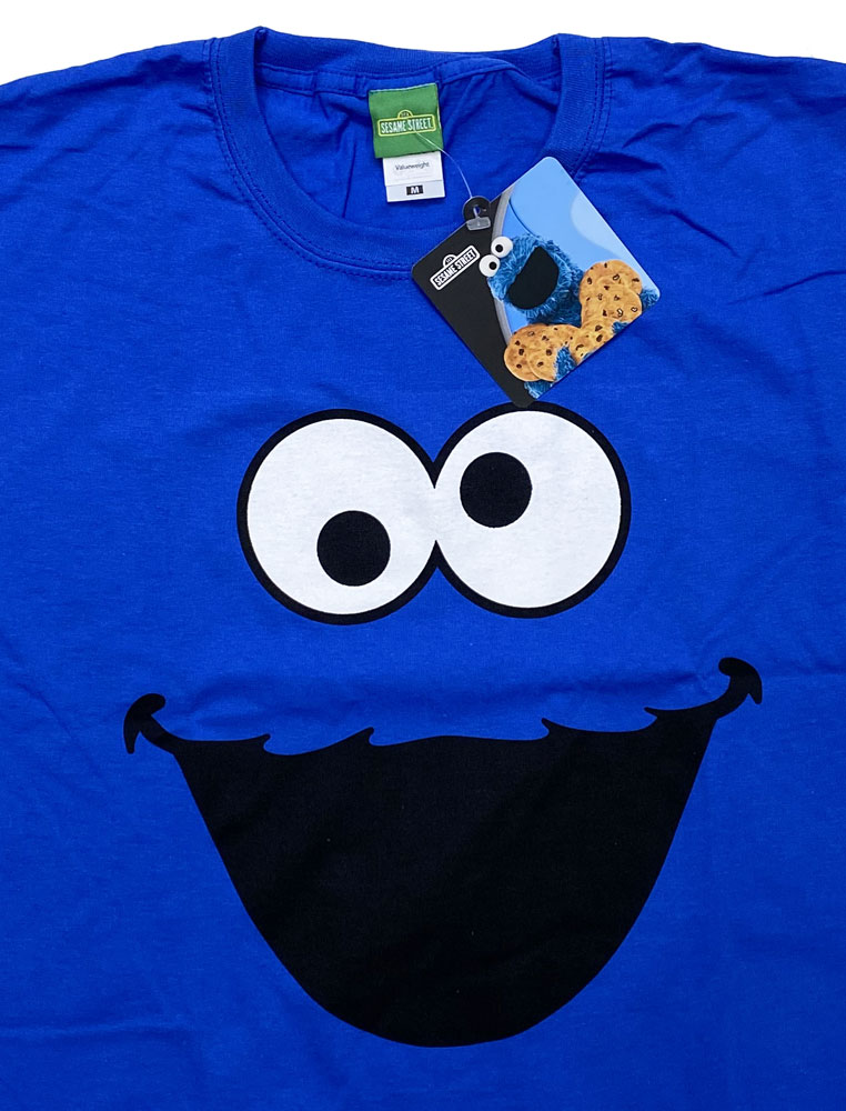 ߥȥ꡼ȡSESAME STREETCOOKIE MONSTER FACETġS-XXL եT