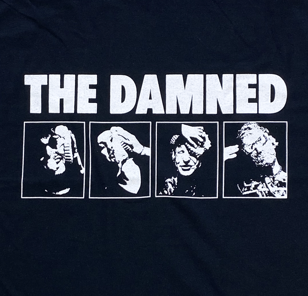 ダムド・DAMNED・HEADSHOTS・UK版・Tシャツ・ロックTシャツ