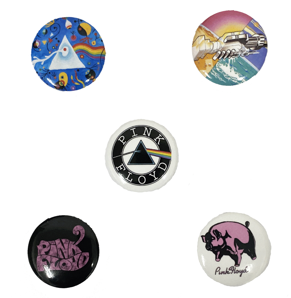 ԥ󥯥եɡPINK FLOYDPRISMBUTTON BADGE SETХḁ̊Хåå(5)