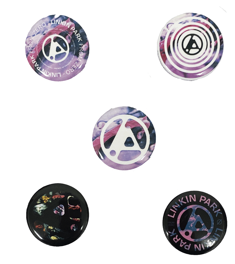 󥭥ѡLINKIN PARKFROM ZEROBUTTON BADGE SETХḁ̊Хåå(5)