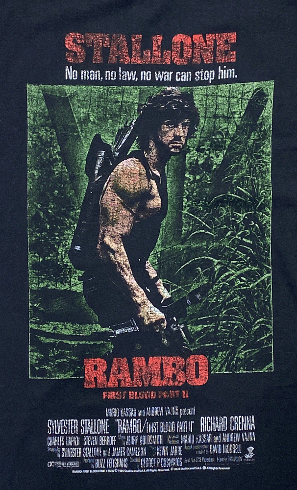 RAMBO�����ܡ���JUNGLE POSTER��T����ġ��ǲ�T�����