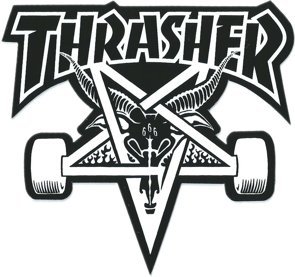 THRASHERSKATE GOAT STICKER å㡼 ƥå