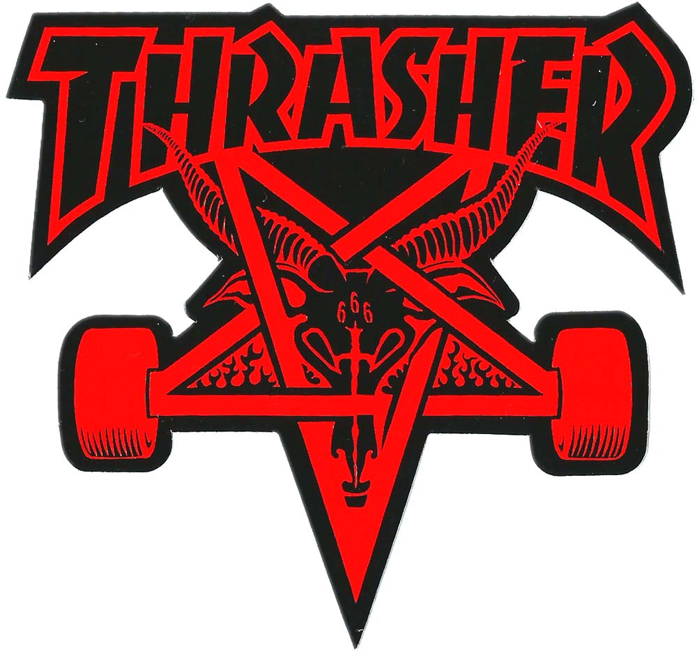 THRASHERSKATE GOAT STICKER å㡼 ƥå