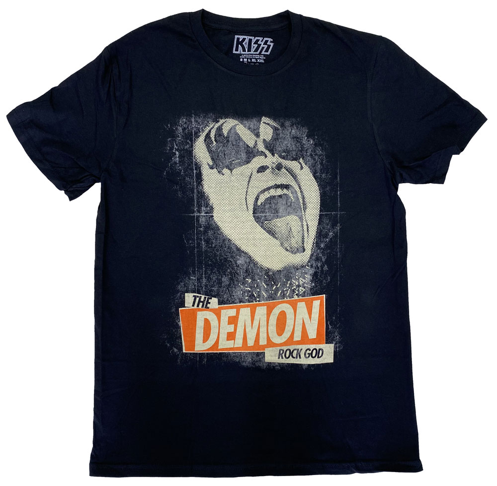 キッス・KISS・THE DEMON ROCK GOD・Tシャツ・ ロックTシャツ
