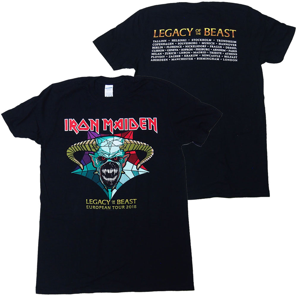 アイアン メイデン・IRON MAIDEN・LEGACY OF THE BEAST TOUR 2018・Tシャツ・メタルTシャツ