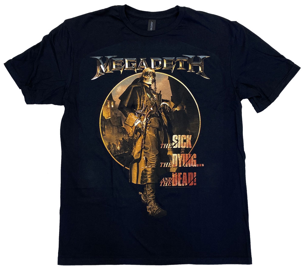 メガデス・MEGADETH・THE SICK THE DYING..AND THE DEAD・UK版・Tシャツ・ バンドTシャツ