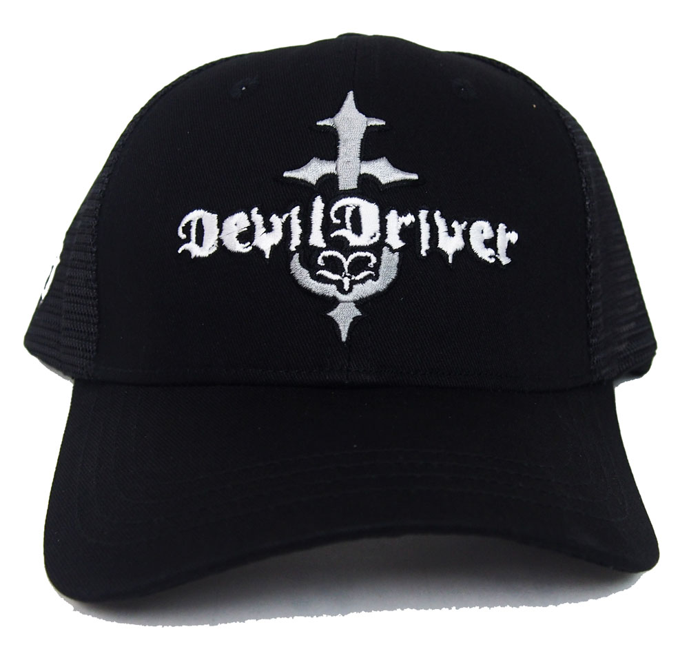 デヴィルドライバー・DEVILDRIVER・LOGO・メッシュキャップ・SNAP BACK CAP・オフィシャル スナップバック キャップ
