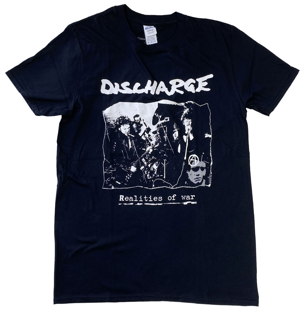 ディスチャージ・DISCHARGE・REALITIES OF WAR・UK版・ Tシャツ・バンドTシャツ