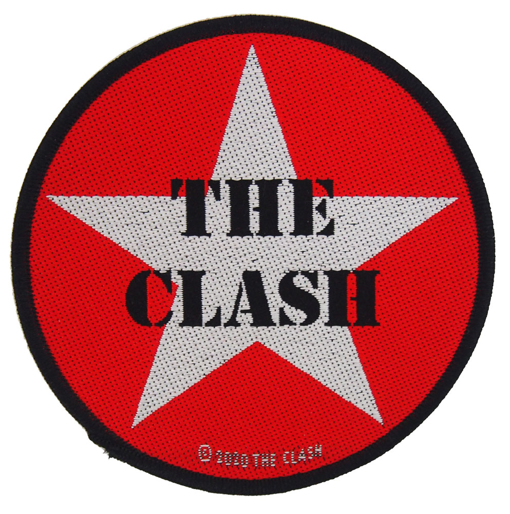 クラッシュ・THE CLASH・MILITARY LOGO・刺繍パッチ・ワッペン