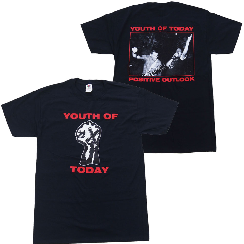 ユース・オブ・トゥディ・YOUTH OF TODAY・POSTIVE OUTLOOK・Tシャツ・バンドTシャツ