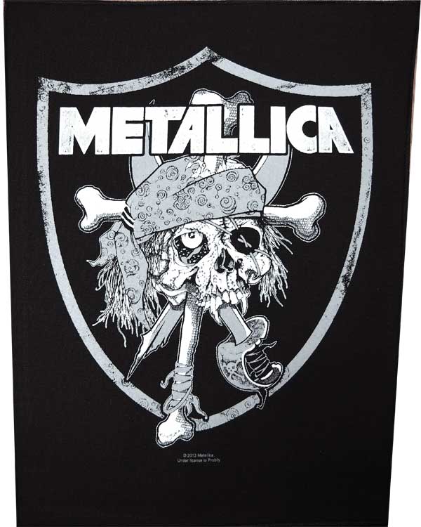 METALLICARAIDERS SKULL BACK PATCH ᥿ꥫ ե Хåѥå