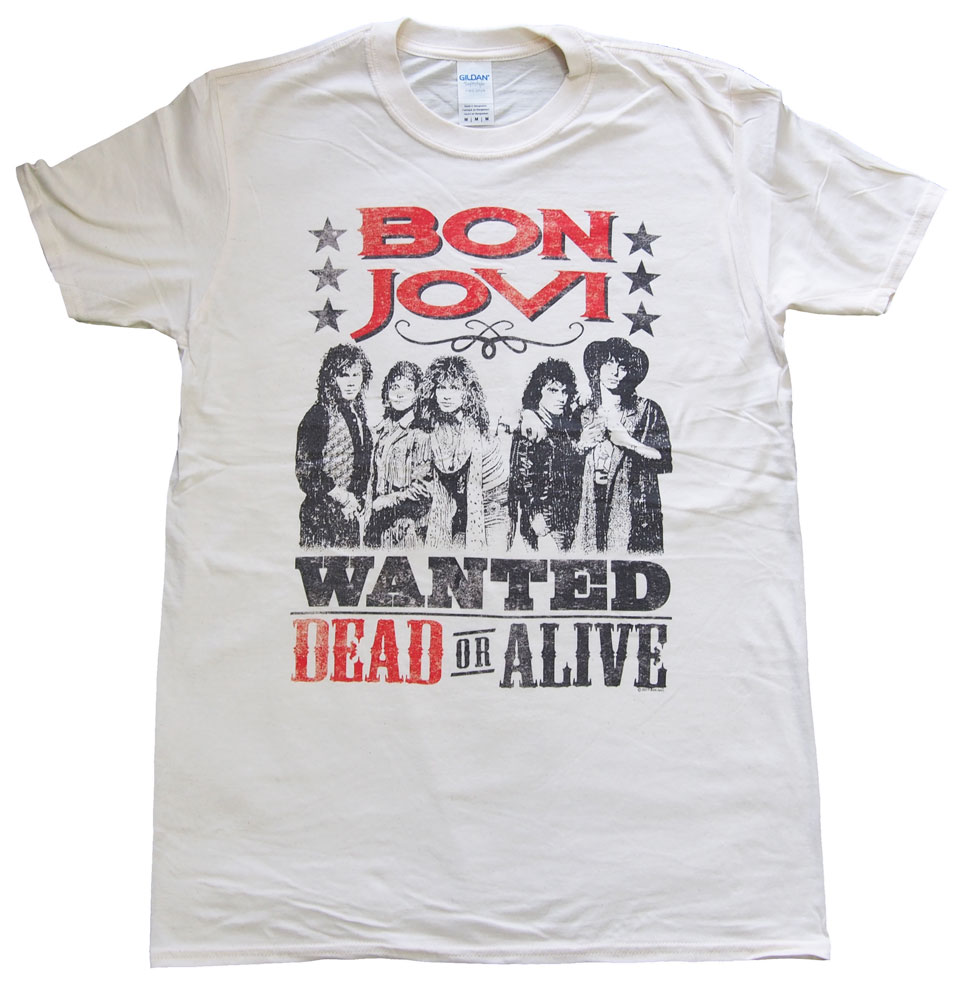 ボン ジョヴィ・BON JOVI・DEAD OR ALIVE・Tシャツ・ロックTシャツ