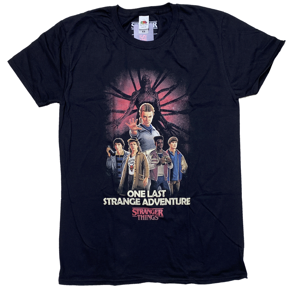 STRANGER THINGS�����ȥ�󥸥㡼�����󥰥� ��ONE LAST STRANGE ADVENTURE��UK�ǡ�T����ġ��ɥ��T����ġ����ե������T�����[XL]