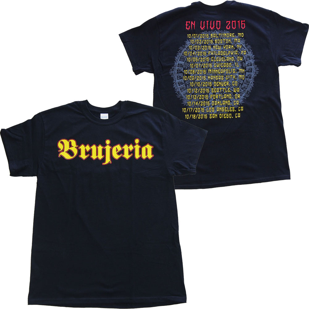 ブルへリア・BRUJERIA・EN VIVO 2016 TOUR Tシャツ,オフィシャル商品