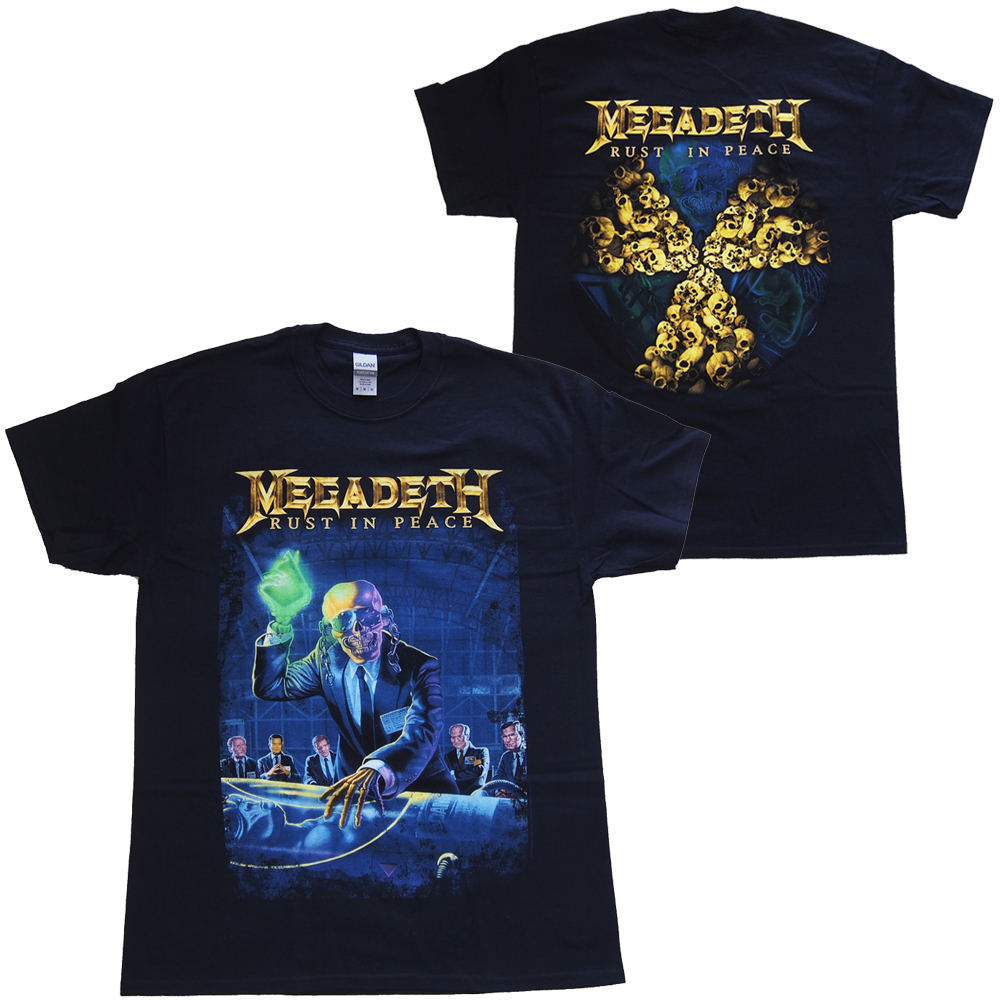 メガデス・MEGADETH・RUST IN PEACE 30TH ANNIVERSARY・UK版・Tシャツ・ バンドTシャツ