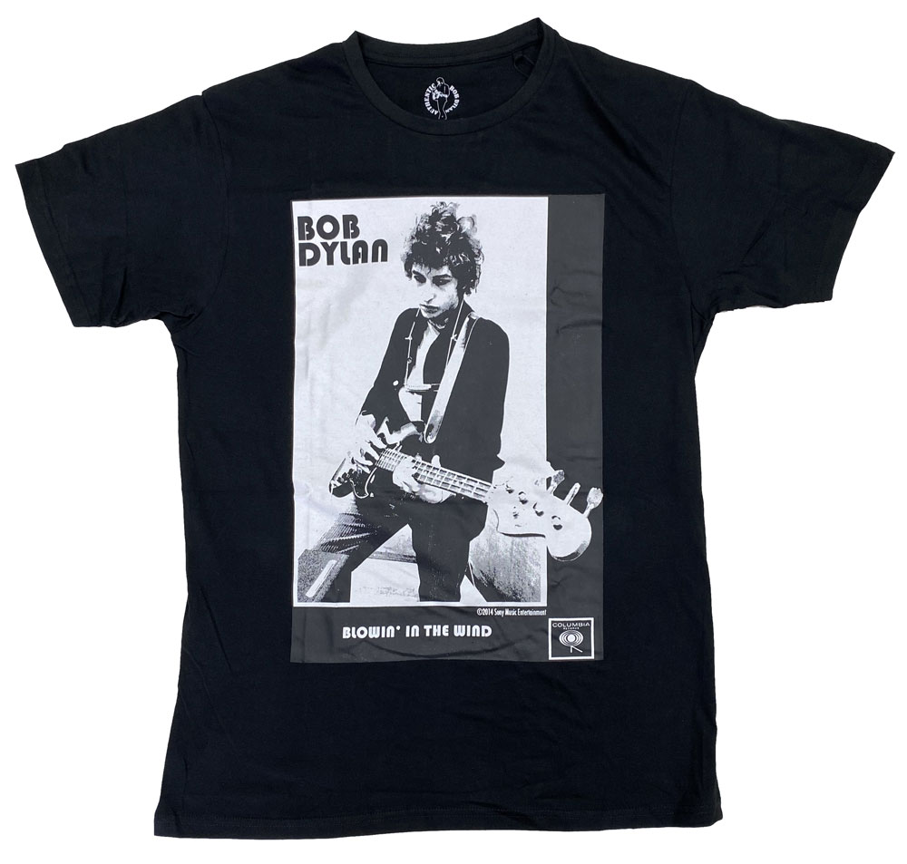 ボブ ディラン・BOB DYLAN・BLOWING IN THE THE WIND・NEW・ロックTシャツ・Tシャツ