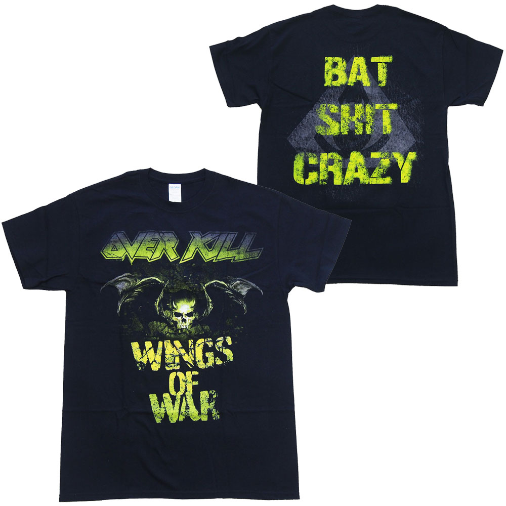 オーヴァーキル・OVERKILL・BAT SHIT CRAZY・Tシャツ・メタルTシャツ