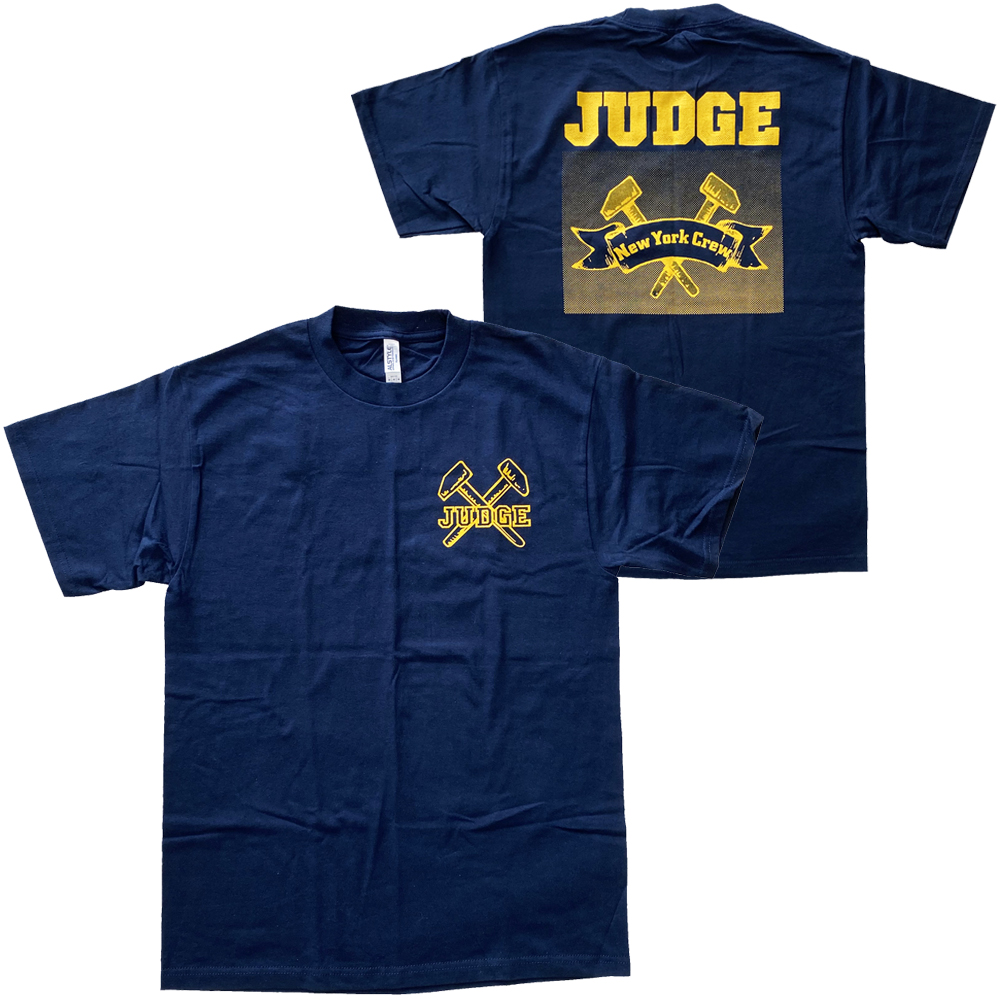 ジャッジ・JUDGE・NEW YORK CREW・ネイビー・Tシャツ・バンドTシャツ