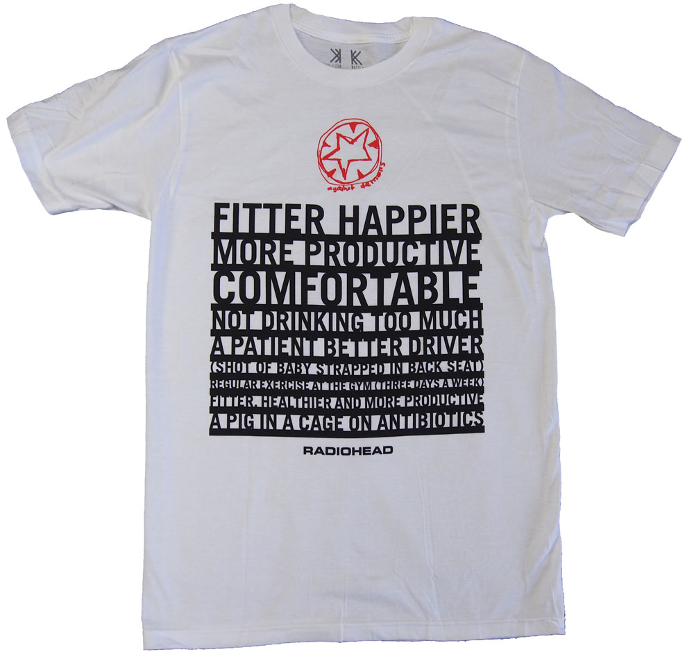 RADIOHEADǥإåɡFITTER HAPPIERTġåT