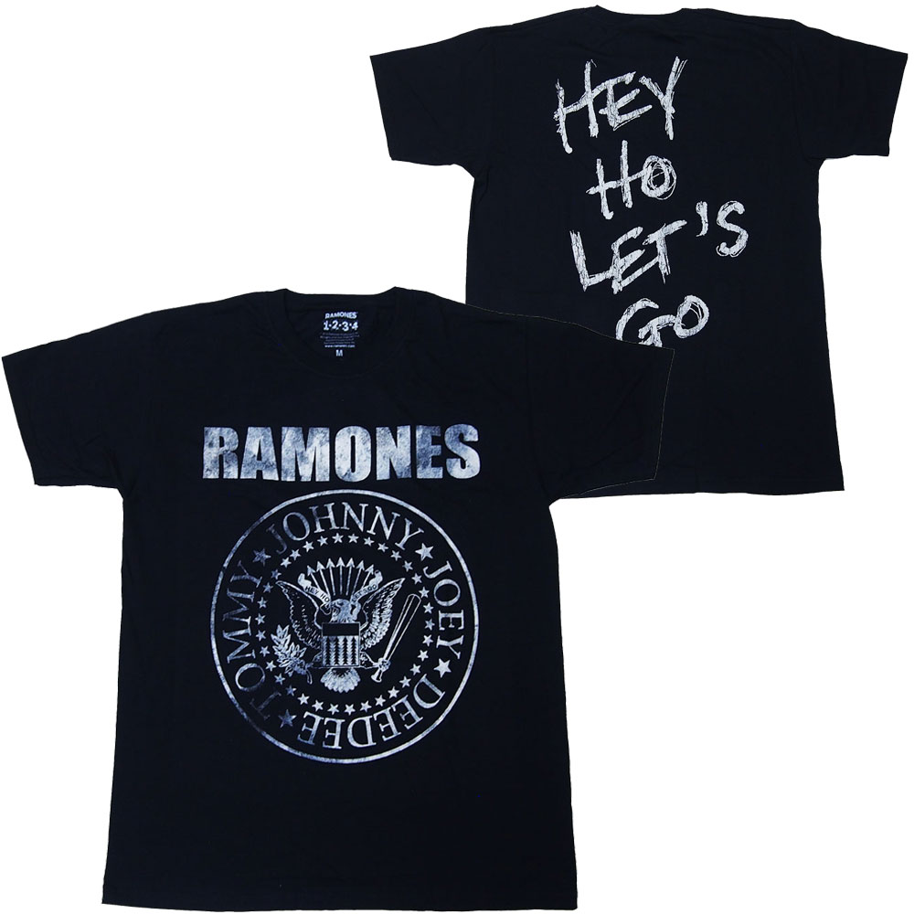 RAMONES・ラモーンズ・SEAL HEY HO・Tシャツ・ バンドTシャツ