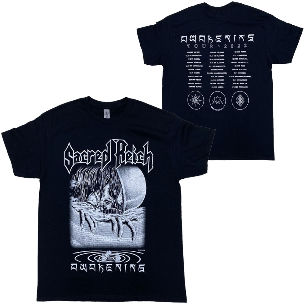 SACRED REICH・セイクレッド ライチ・AWAKENING TOUR・UK版・Tシャツ・バンドTシャツ