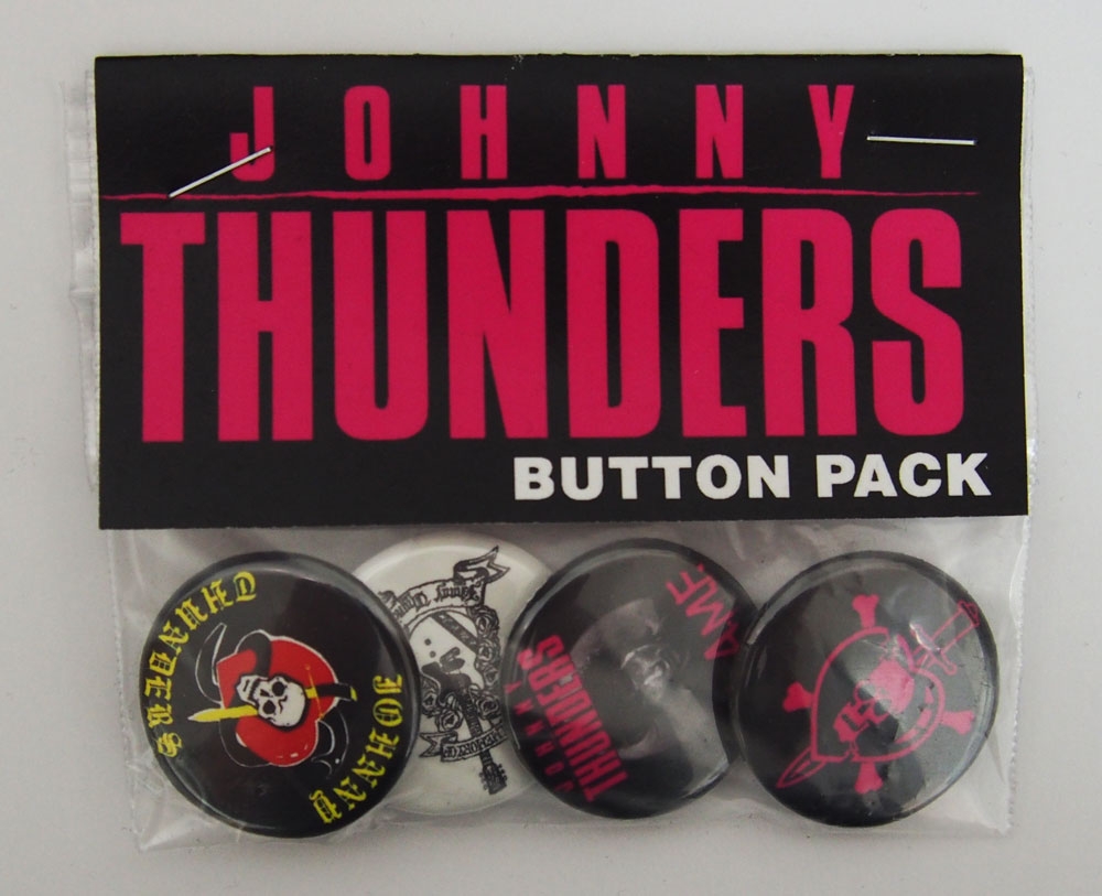 ˡ JOHNNY THUNDERSBUTTON PACK4ХåܥХå
