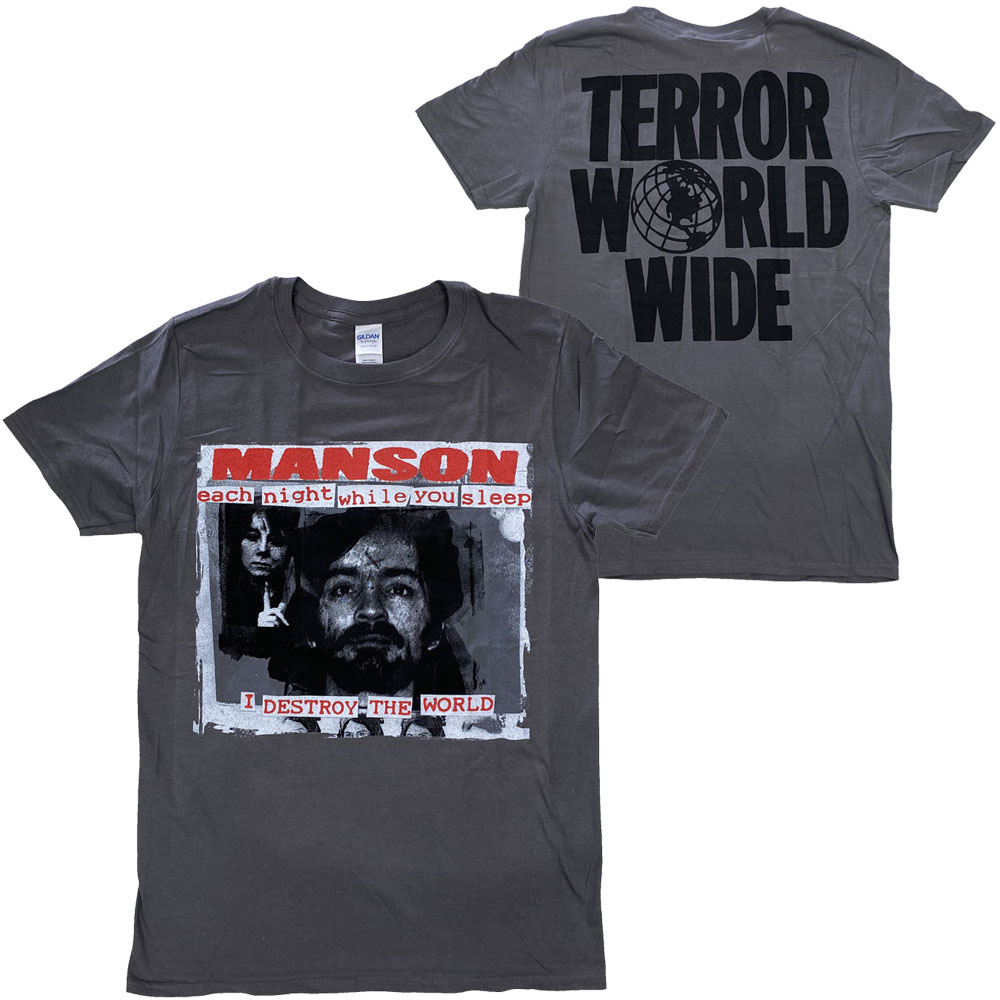 TERROR WORLDWIDE・テラーワールドワイド・MANSON・Tシャツ