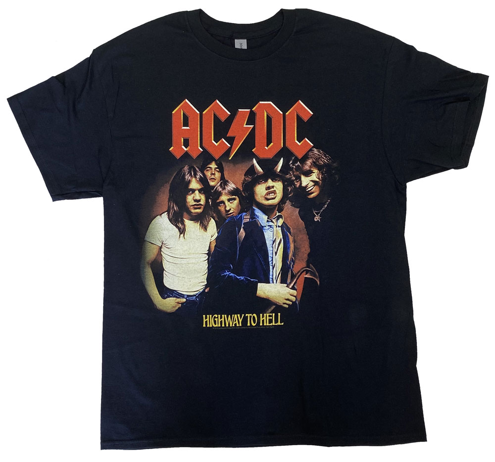 AC/DC・エーシーディーシー・HIGHWAY TO HELL・U.K.版・Tシャツ・オフィシャルバンドTシャツ・ロックTシャツ