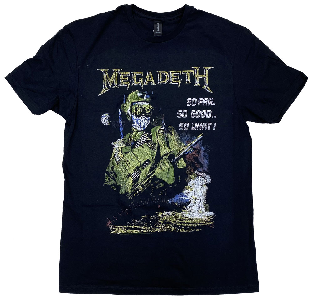 メガデス・MEGADETH・SO FAR SO GOOD.. SO WAHAT!・UK版・Tシャツ・ バンドTシャツ