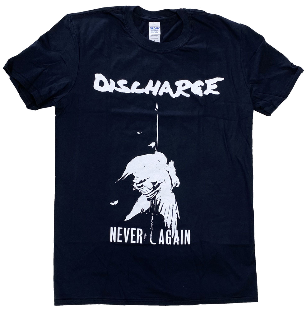 ディスチャージ・DISCHARGE・NEVER AGAIN・USA版・ Tシャツ・バンドTシャツ