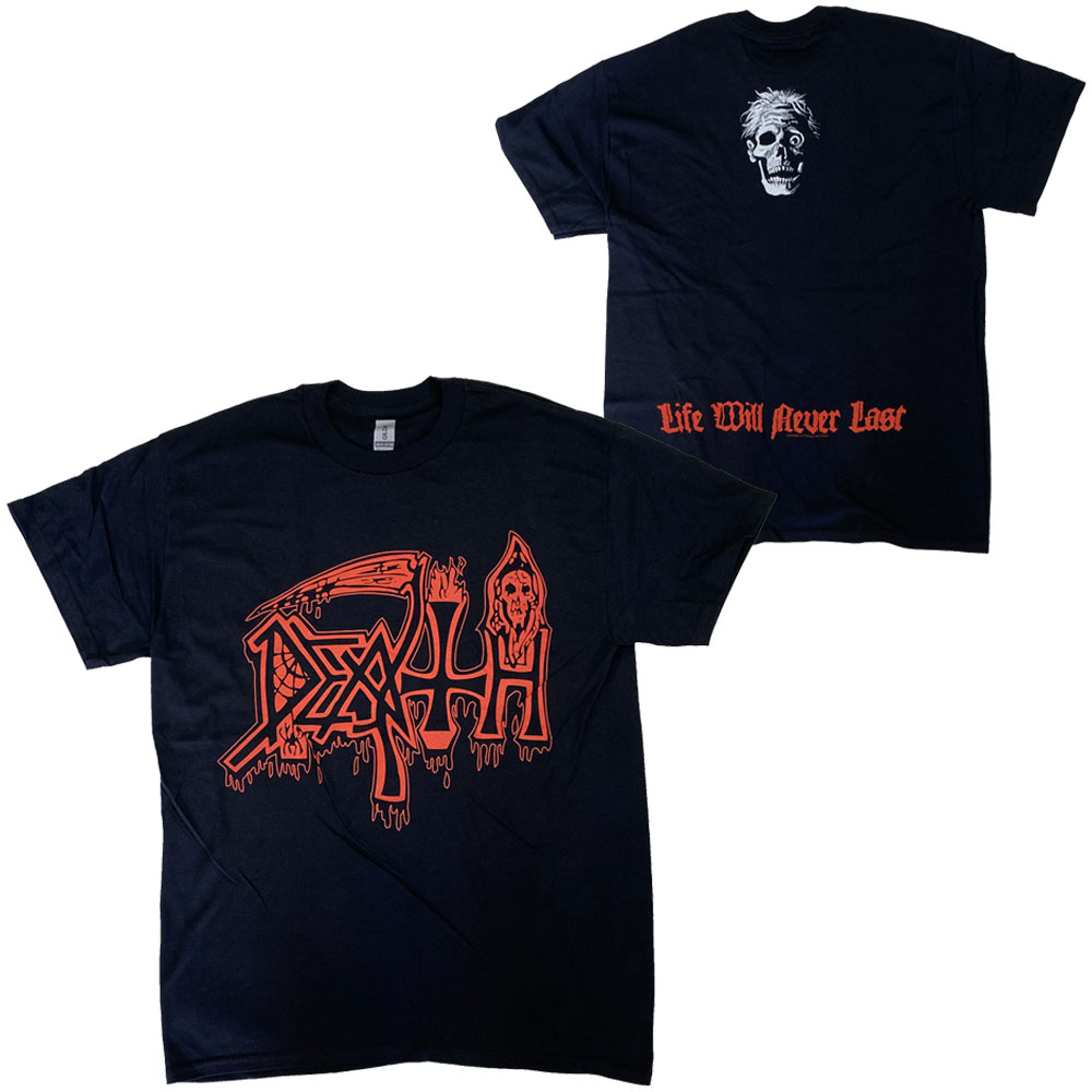 デス・DEATH・LIFE WILL NEVER LAST・U.K.版・Tシャツ・ ロックバンドTシャツ