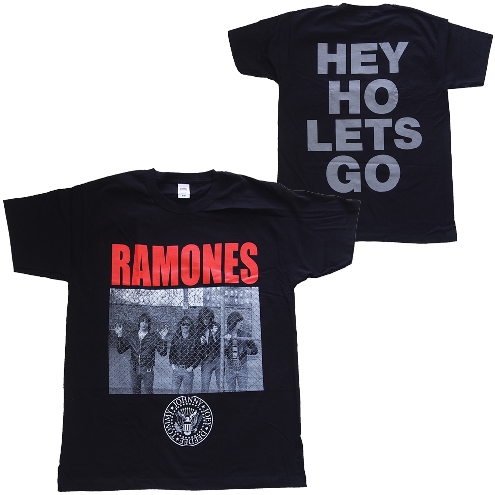 RAMONES・ラモーンズ・CAGE PHOTO・Tシャツ・バンドTシャツ