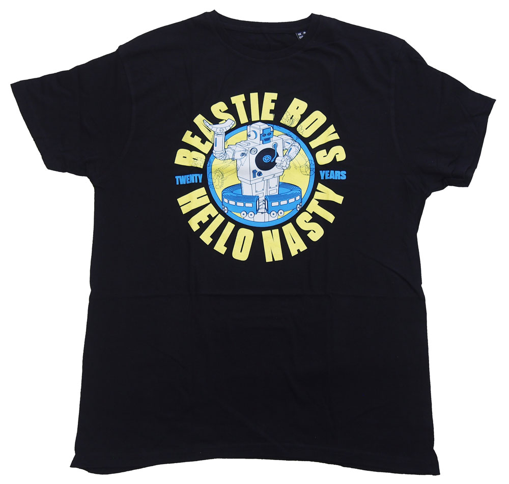 ビースティボーイズ・BEASTIE BOYS・HELLO NASTY 20YEARS・Tシャツ・ロックTシャツ