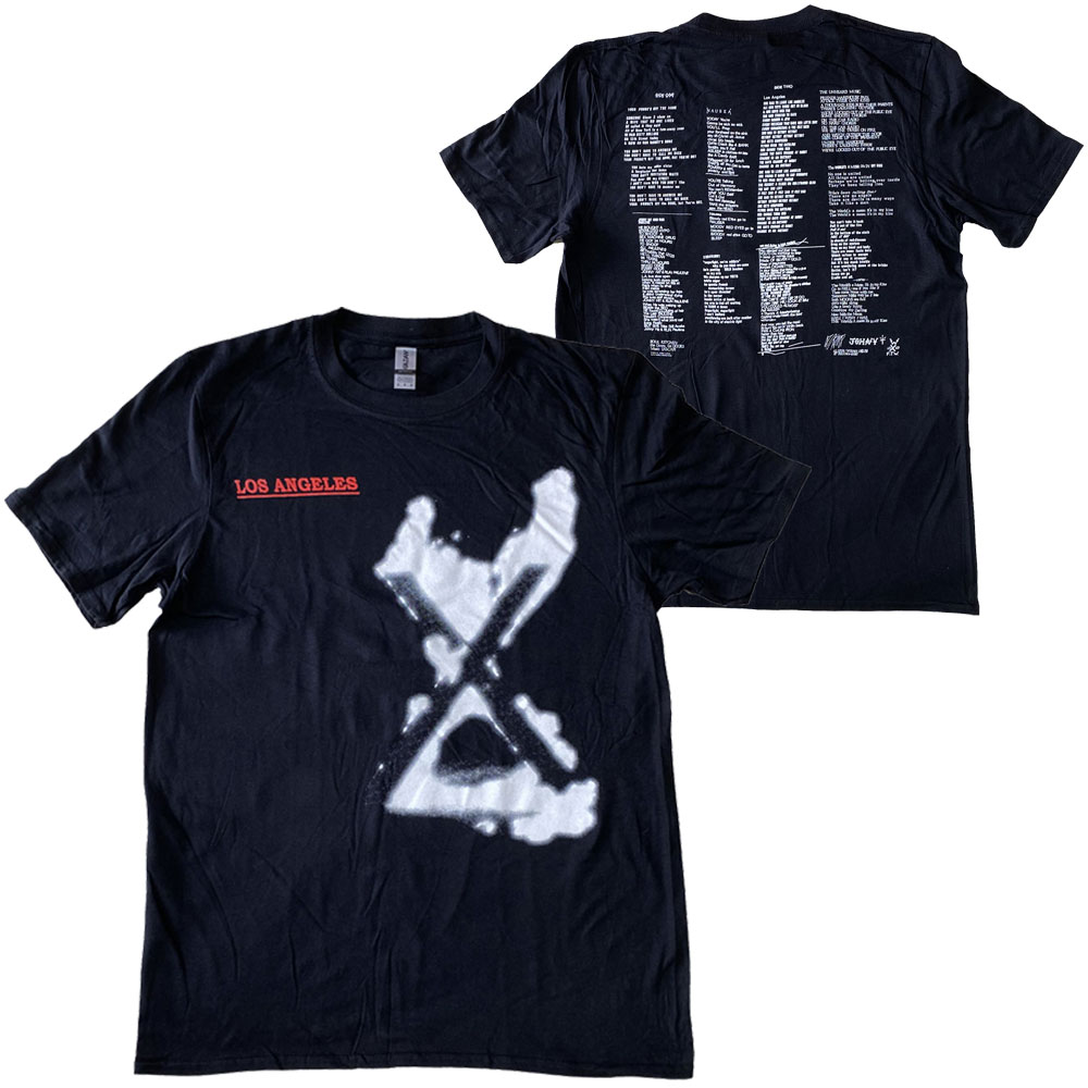 X・エックス・LOS ANGELES・Tシャツ・ロックTシャツ