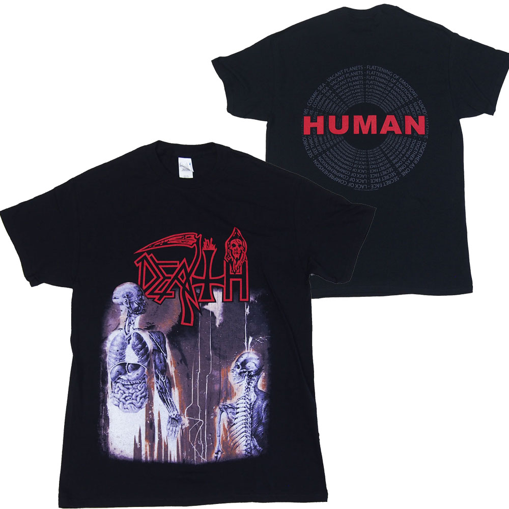 デス・DEATH・HUMAN UK版 Tシャツ・ ロックバンドTシャツ