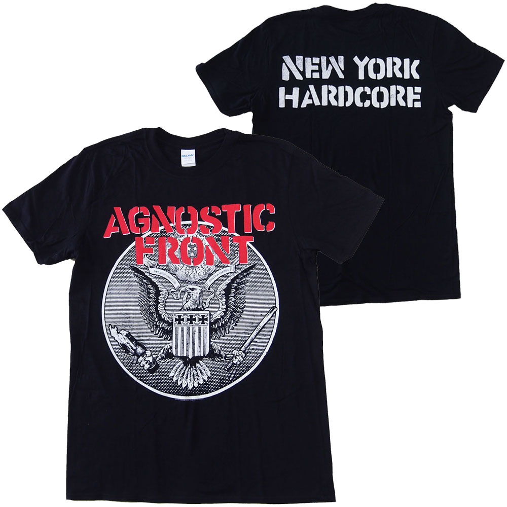 アグノスティック フロント・AGNOSTIC FRONT・AGAINST ALL EAGLE・Tシャツ・バンドTシャツ