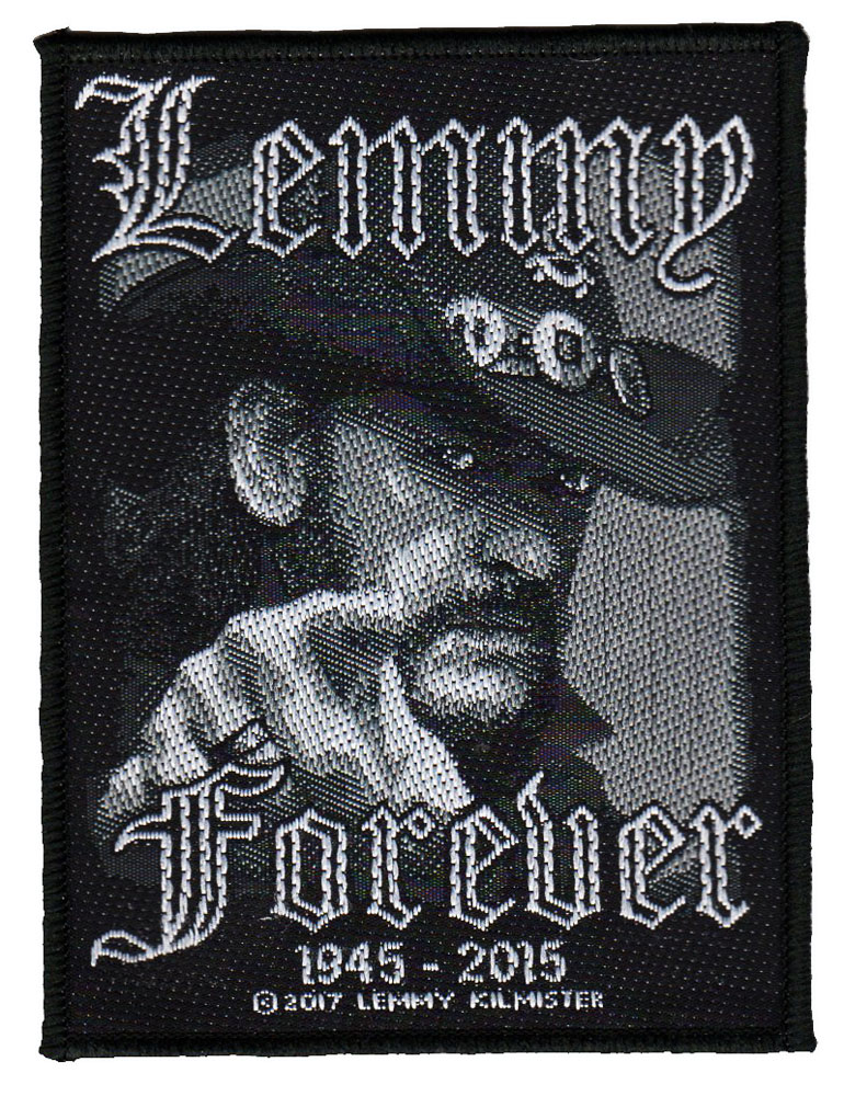LEMMY・レミー・MOTORHEAD・FOREVER 刺繍パッチ ワッペン