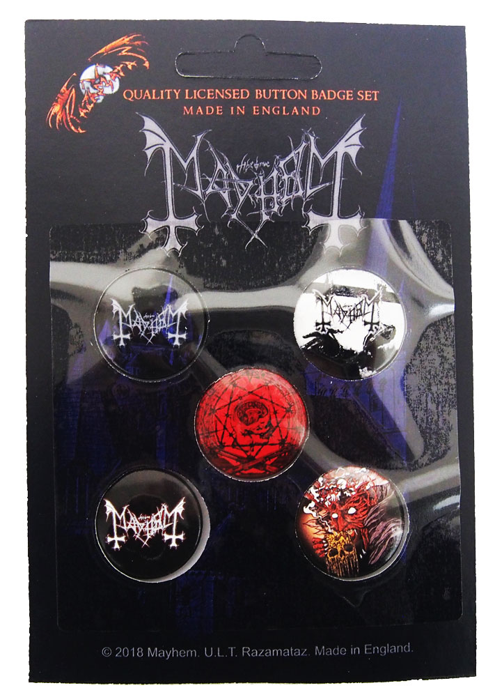 ᥤإࡦMAYHEMDe Mysteriis dom BADGE SET̥Хåå(5)