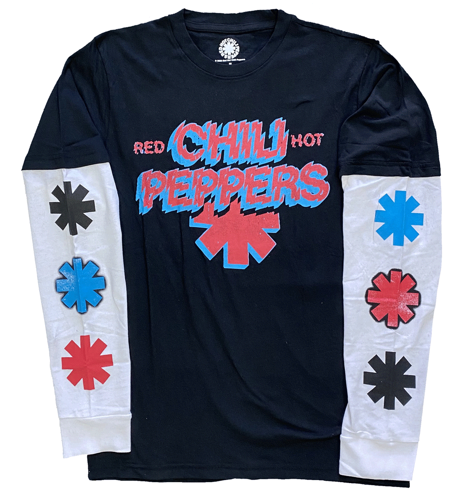 RED HOT CHILI PEPPERS åɥۥåɥڥåѡ SHOCK LOGO󥰥꡼֡ĹµĹµTġХT