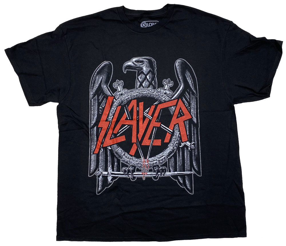 SLAYER・スレイヤー・BLACK EAGLE・U.S.A.版・Tシャツ・メタルTシャツ[XL]