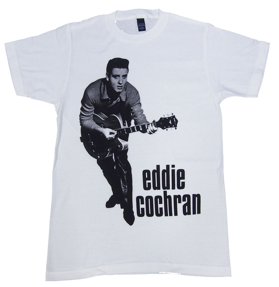 EDDIE COCHRAN・エディ・コクラン・GUITAR BEND Tシャツ・ロックTシャツ