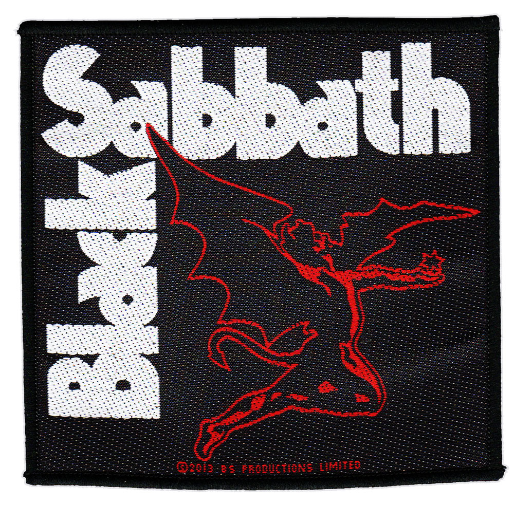 ブラック サバス・BLACK SABBATH・CREATURE・糊ナシ・刺繍ワッペン・オフィシャル・ バンド・パッチ