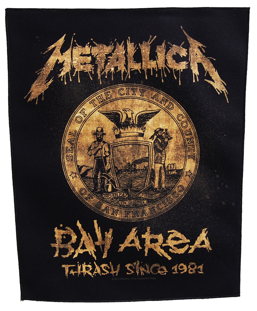 ᥿ꥫMETALLICABAY AREA THRASH BACKPATCH ե Хåѥå