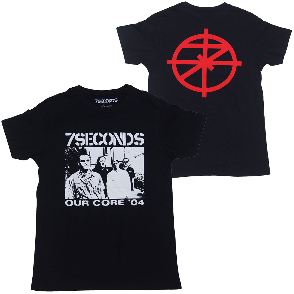 7セカンズ・7 SECONDS・OUR CORE・UK版・Tシャツ・ バンドTシャツ