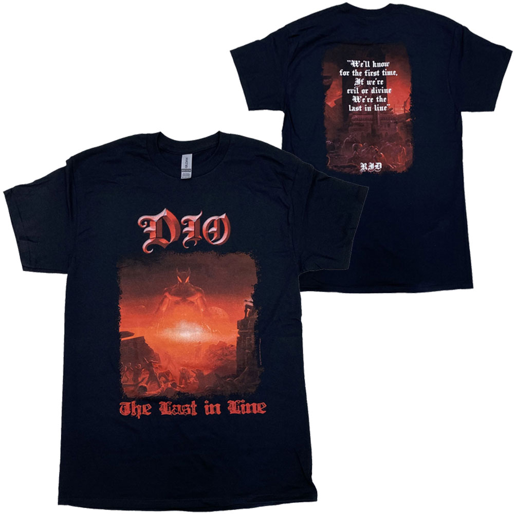 ディオ・DIO・THE LAST LINE・UK版・Tシャツ・ロックTシャツ・オフィシャルTシャツ