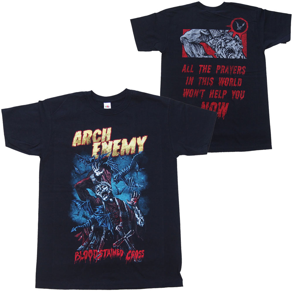 アーチエネミー・ARCH ENEMY・BLOODSTAINED CROSS・Tシャツ・メタルTシャツ